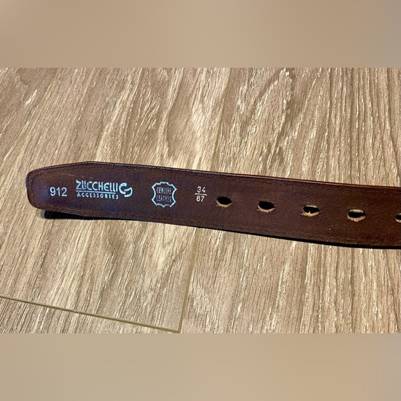 Men’s genuine alligator leather belt - Picture 3 of 4